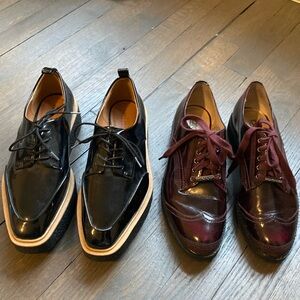 Pair of two patent oxfords! Great condition